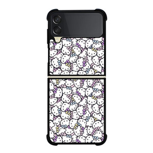 HELLO KITTY COLLAGE Samsung Galaxy Z Flip 3 Case Cover HELLO KITTY COLLAGE Samsung Galaxy Z Flip 3 Case Cover