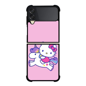 HELLO KITTY UNICORN Samsung Galaxy Z Flip 3 Case Cover HELLO KITTY UNICORN Samsung Galaxy Z Flip 3 Case Cover