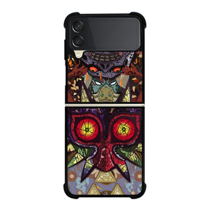 MAJORA MASK LEGEND OF ZELDA GAMES MOZAIK Samsung Galaxy Z Flip 3 Case Cover MAJORA MASK LEGEND OF ZELDA GAMES MOZAIK Samsung Galaxy Z Flip 3 Case Cover