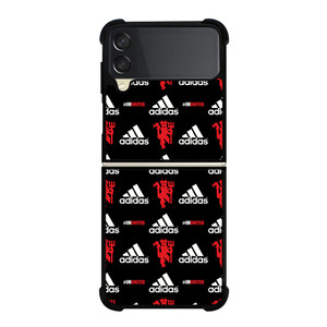 MANCHESTER UNITED ADIDAS PATTERN Samsung Galaxy Z Flip 3 Case Cover