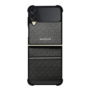 MICHAEL KORS MK LOGO BACKPACK BLACK BAG Samsung Galaxy Z Flip 3 Case Cover