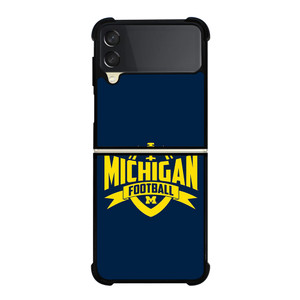 MICHIGAN WOLVERINES LOGO COLLEGE FOOTBALL TEAM Samsung Galaxy Z Flip 3 Case Cover