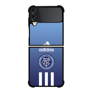 NEW YORK CITY FC ADIDAS STRIPES Samsung Galaxy Z Flip 3 Case Cover NEW YORK CITY FC ADIDAS STRIPES Samsung Galaxy Z Flip 3 Case Cover