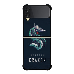 SEATTLE KRAKEN HOCKEY TEAM LOGO Samsung Galaxy Z Flip 3 Case Cover SEATTLE KRAKEN HOCKEY TEAM LOGO Samsung Galaxy Z Flip 3 Case Cover