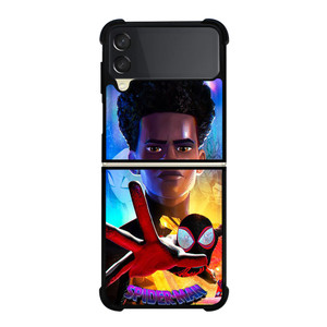SPIDERMAN MILES MORALES ACROSS SPIDER-VERSE Samsung Galaxy Z Flip 3 Case Cover