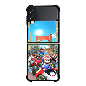 SUPER MARIO KART GAMES NINTENDO Samsung Galaxy Z Flip 3 Case Cover SUPER MARIO KART GAMES NINTENDO Samsung Galaxy Z Flip 3 Case Cover