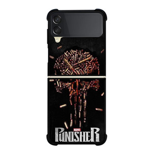 THE PUNISHER SKULL BULLET LOGO FRANK CASTLE MARVEL Samsung Galaxy Z Flip 3 Case Cover