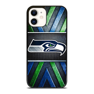 SEATTLE SEAHAWKS METAL LOGO iPhone 12 Case Cover SEATTLE SEAHAWKS METAL LOGO iPhone 12 Case Cover