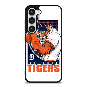 DETORIT TIGERS CLUB LOGO BASEBALL TEAM MLB ICON Samsung Galaxy S22 Ultra Case Cover