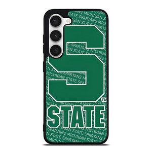 MICHIGAN STATE SPARTANS LOGO FOOTBALL EMBLEM Samsung Galaxy S22 Ultra Case Cover