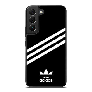 ADIDAS ORIGINALS STRIPES BLACK WHITE Samsung Galaxy S22 Plus Case Cover