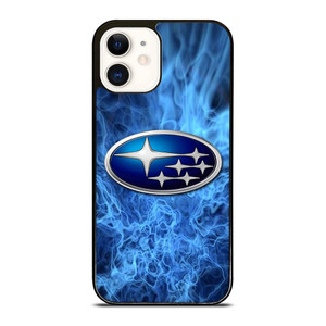 SUBARU BLUE FIRE LOGO iPhone 12 Case Cover SUBARU BLUE FIRE LOGO iPhone 12 Case Cover