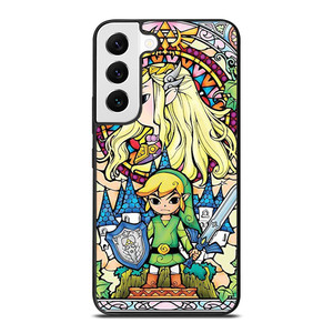 GAMES LEGEND OF ZELDA GLASS ART Samsung Galaxy S22 Case Cover