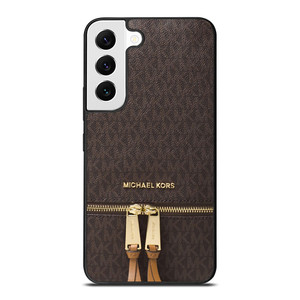 MICHAEL KORS MK LOGO BACKPACK BROWN BAG Samsung Galaxy S22 Case Cover