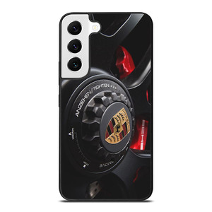 PORSCHE CAR LOGO WHEEL ICON Samsung Galaxy S22 Case Cover