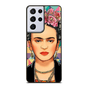 FRIDA KAHLO FACE COLORFUL ART Samsung Galaxy S21 Ultra Case Cover FRIDA KAHLO FACE COLORFUL ART Samsung Galaxy S21 Ultra Case Cover