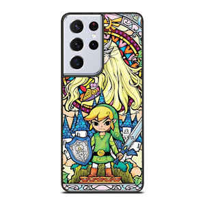 GAMES LEGEND OF ZELDA GLASS ART Samsung Galaxy S21 Ultra Case Cover