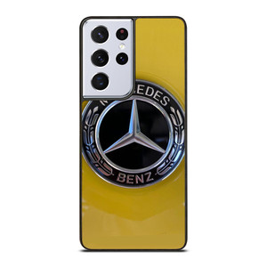 MERCEDES BENZ CAR LOGO YELLOW ICON Samsung Galaxy S21 Ultra Case Cover