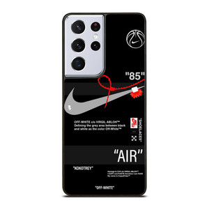 NIKE SHOES X OFF WHITE BLACK 85 Samsung Galaxy S21 Ultra Case Cover NIKE SHOES X OFF WHITE BLACK 85 Samsung Galaxy S21 Ultra Case Cover