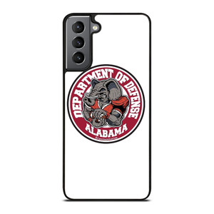 ALABAMA CRIMSON TIDE BAMA LOGO DEFENCE DEPARTMENT Samsung Galaxy S21 Plus Case Cover