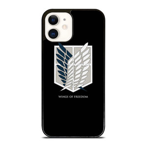 WINGS OF FREEDOM ATTACK ON TITAN SYMBOL iPhone 12 Case Cover WINGS OF FREEDOM ATTACK ON TITAN SYMBOL iPhone 12 Case Cover
