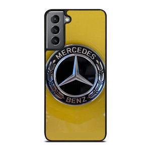MERCEDES BENZ CAR LOGO YELLOW ICON Samsung Galaxy S21 Plus Case Cover MERCEDES BENZ CAR LOGO YELLOW ICON Samsung Galaxy S21 Plus Case Cover