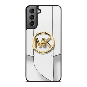 MICHAEL KORS LOGO MK WHITE HAND BAG EMBLEM Samsung Galaxy S21 Plus Case Cover