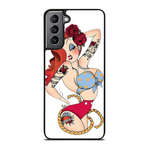 SAILOR JERRY TATTOO JESSICA RABBIT Samsung Galaxy S21 Plus Case Cover SAILOR JERRY TATTOO JESSICA RABBIT Samsung Galaxy S21 Plus Case Cover