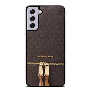 MICHAEL KORS MK LOGO BACKPACK BROWN BAG Samsung Galaxy S21 FE Case Cover