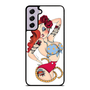 SAILOR JERRY TATTOO JESSICA RABBIT Samsung Galaxy S21 FE Case Cover
