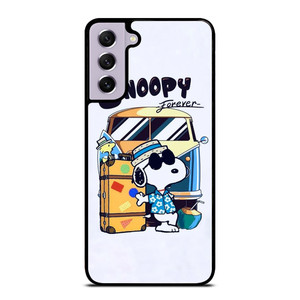 SNOOPY THE PEANUTS CHARLIE BROWN CARTOON FOREVER Samsung Galaxy S21 FE Case Cover