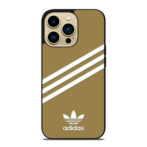 ADIDAS ORIGINALS STRIPES BEIGE iPhone 14 Pro Max Case Cover