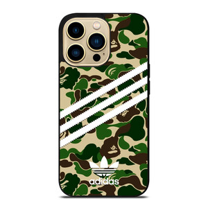 ADIDAS ORIGINALS STRIPES CAMO iPhone 14 Pro Max Case Cover