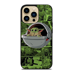 BABY YODA STAR WARS COMICS iPhone 14 Pro Max Case Cover