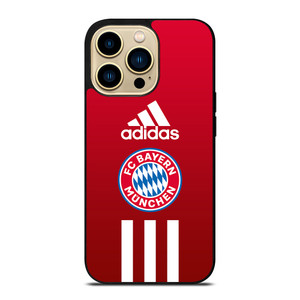 BAYERN MUNCHEN FC ADIDAS STRIPES iPhone 14 Pro Max Case Cover