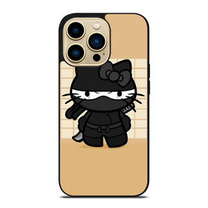 BLACK NINJA HELLO KITTY NINJA iPhone 14 Pro Max Case Cover