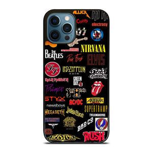 ALL CLASSIC ROCK BAND REVOLUTION LOGO iPhone 12 Pro Max Case Cover