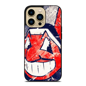 CLEVELAND INDIANS LOGO BASEBALL TEAM MLB ICON iPhone 14 Pro Max Case Cover