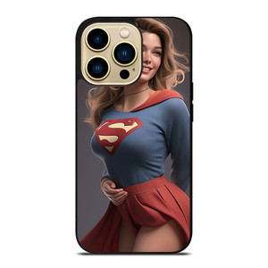 DC SUPERHERO SUPERGIRL SEXY iPhone 14 Pro Max Case Cover