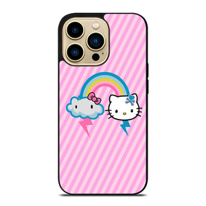 HELLO KITTY CLOUD RAINBOW iPhone 14 Pro Max Case Cover