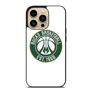MILWAUKEE BUCKS LOGO BASKETBALL 1968 iPhone 14 Pro Max Case Cover