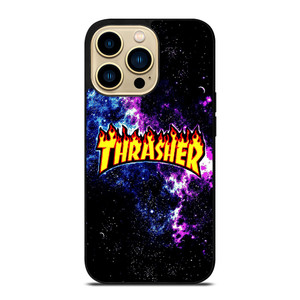 THRASHER LOGO NEBULA iPhone 14 Pro Max Case Cover