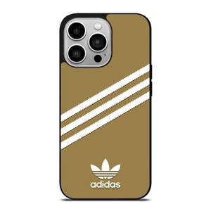 ADIDAS ORIGINALS STRIPES BEIGE iPhone 14 Pro Case Cover