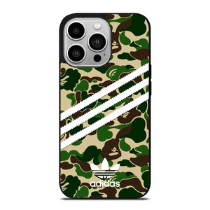 ADIDAS ORIGINALS STRIPES CAMO iPhone 14 Pro Case Cover
