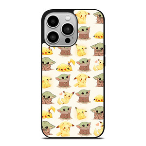 BABY YODA STAR WARS PIKACHU POKEMON iPhone 14 Pro Case Cover BABY YODA STAR WARS PIKACHU POKEMON iPhone 14 Pro Case Cover
