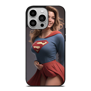 DC SUPERHERO SUPERGIRL SEXY iPhone 14 Pro Case Cover