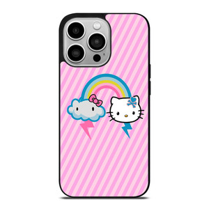 HELLO KITTY CLOUD RAINBOW iPhone 14 Pro Case Cover