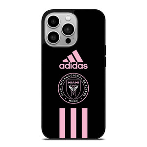 INTER MIAMI FC ADIDAS STRIPES iPhone 14 Pro Case Cover INTER MIAMI FC ADIDAS STRIPES iPhone 14 Pro Case Cover
