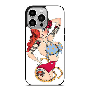 SAILOR JERRY TATTOO JESSICA RABBIT iPhone 14 Pro Case Cover