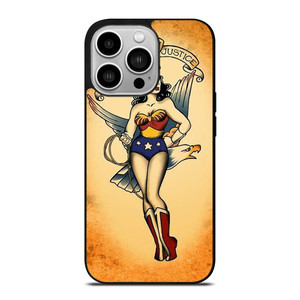 SAILOR JERRY TATTOO WONDER WOMAN iPhone 14 Pro Case Cover